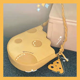 Cremegelbe Käse-Umhängetasche